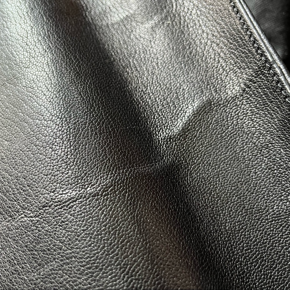 Costume national black leather purse, NEW - Picture 9 of 17